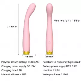 Вібратор G-точки - G Spot Vibrator Pink - 7