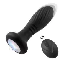 Анальная пробка - Thrusting Anal Plug Black