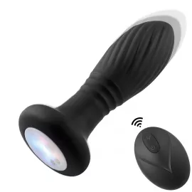 Анальная пробка - Thrusting Anal Plug Black - 1