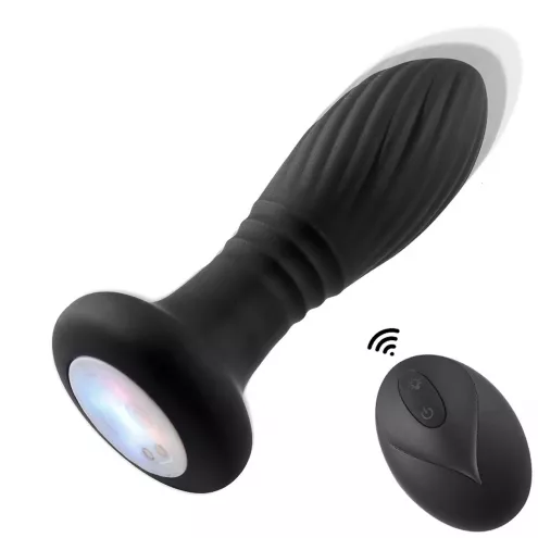 Анальная пробка - Thrusting Anal Plug Black