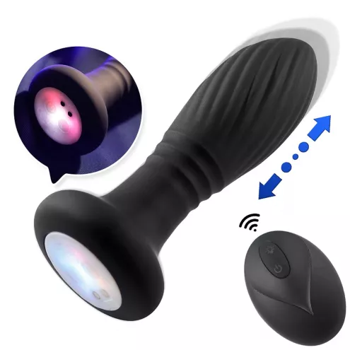 Анальная пробка - Thrusting Anal Plug Black