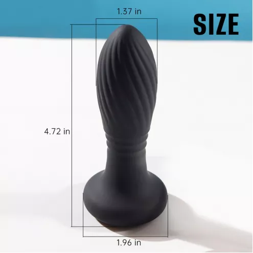 Анальная пробка - Thrusting Anal Plug Black