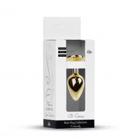 Анальна пробка - Jewellery Gold Plug Black - 2
