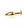 Анальна пробка - Jewellery Gold Plug Black