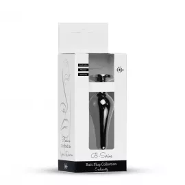 Анальная пробка – Jewellery Dark Silver BUTT PLUG- Black - 9