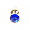 Анальна пробка – Jewellery Gold Long Plug Dark Blue