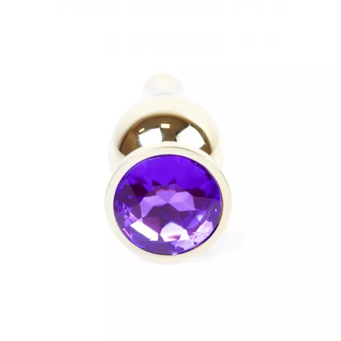 Анальна пробка – Jewellery Gold Long Plug Purple