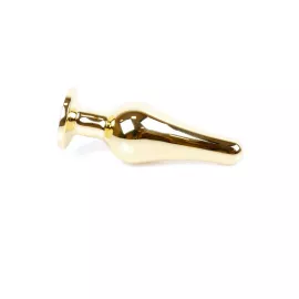Анальна пробка – Jewellery Gold Long Plug Purple - 6