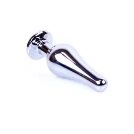 Анальная пробка – Jewellery Silver Long Plug Pink - 3