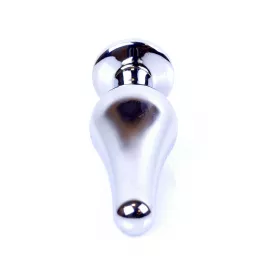Анальная пробка – Jewellery Silver Long Plug Pink - 5