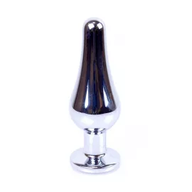 Анальная пробка – Jewellery Silver Long Plug Pink - 6