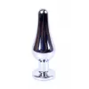 Анальна пробка – Jewellery Silver Long Plug Light Blue