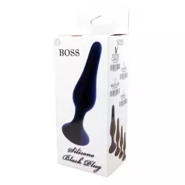 Анальная пробка - Silicone Black Plug XL - 7