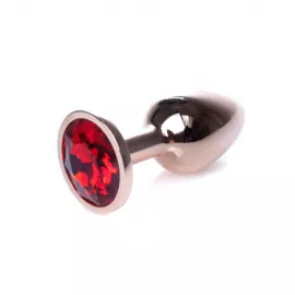 Анальная пробка – Jewellery Red Gold PLUG- Red - 2