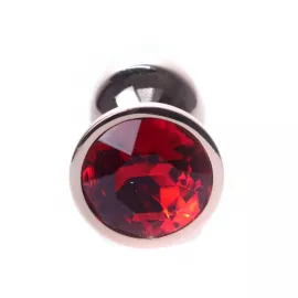 Анальная пробка – Jewellery Red Gold PLUG- Red - 3