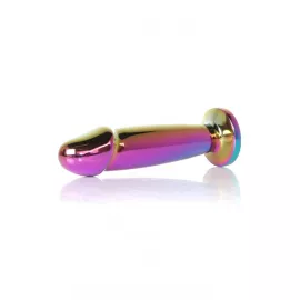 Анальная пробка – Jewellery Multicolour Penis Plug Clear M - 7