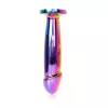 Анальная пробка – Jewellery Multicolour Penis Plug Clear M