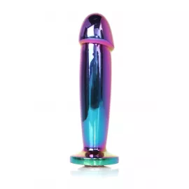 Анальная пробка – Jewellery Multicolour Penis Plug Clear M - 4