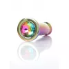 Анальная пробка – Jewellery Multicolour Penis Plug Clear M