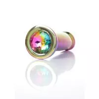 Анальная пробка – Jewellery Multicolour Penis Plug Clear M