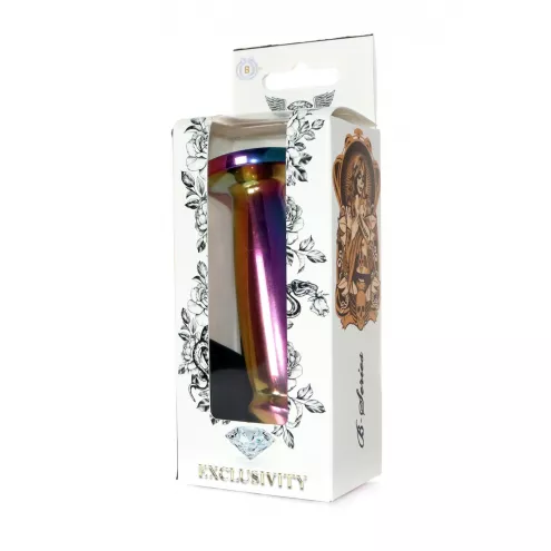 Анальная пробка – Jewellery Multicolour Penis Plug Clear M