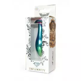 Анальна пробка - Jewellery Multicolour Plug Pink M - 7
