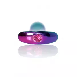 Анальна пробка - Jewellery Multicolour Plug Pink M - 2