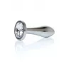 Анальная пробка – Jewellery Silver Plug Clear S