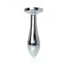Анальная пробка – Jewellery Silver Plug Clear S