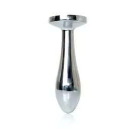 Анальная пробка – Jewellery Silver Plug Clear S - 5