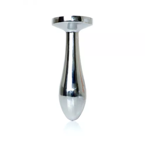Анальная пробка – Jewellery Silver Plug Clear S