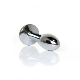 Анальная пробка – Jewellery Silver Plug Clear S - 6