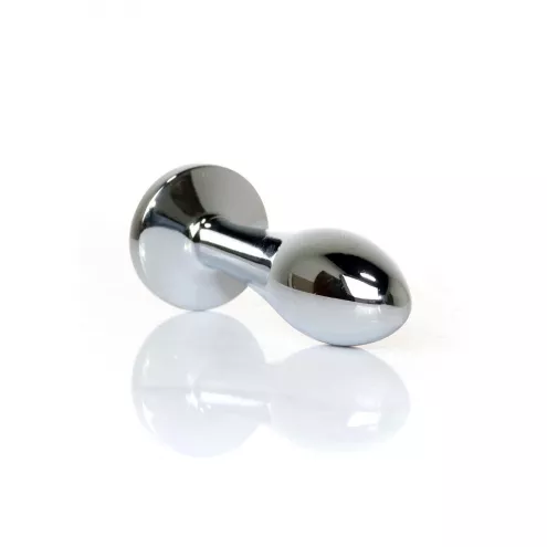 Анальная пробка – Jewellery Silver Plug Clear S
