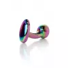 Анальная пробка - Jewellery Multicolour Curved Plug L