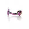 Анальная пробка - Jewellery Multicolour Curved Plug L