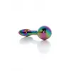 Анальная пробка - Jewellery Multicolour Curved Plug L