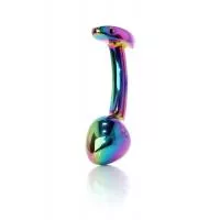 Анальная пробка - Jewellery Multicolour Curved Plug L
