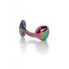 Анальная пробка - Jewellery Multicolour Curved Plug L