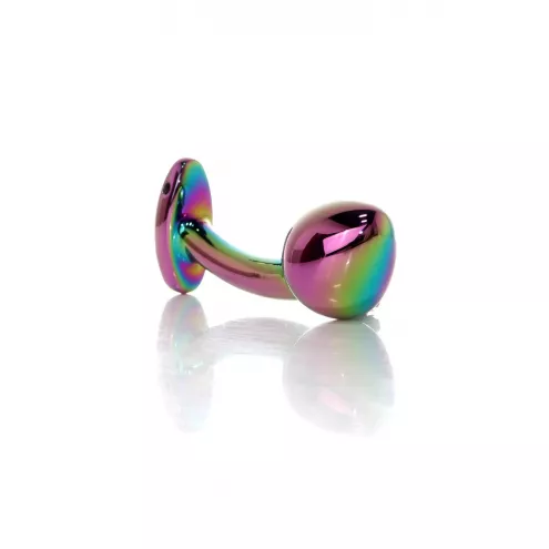 Анальная пробка - Jewellery Multicolour Curved Plug L