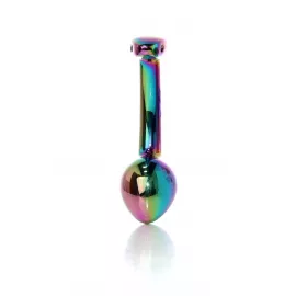 Анальная пробка - Jewellery Multicolour Curved Plug L - 5