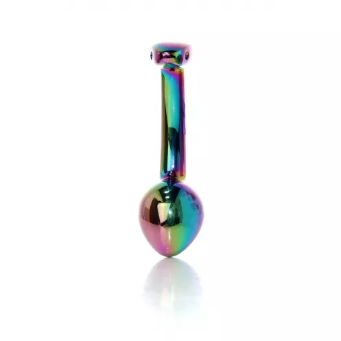 Анальная пробка - Jewellery Multicolour Curved Plug L
