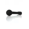 Анальная пробка - Silicone Black Curved Plug L