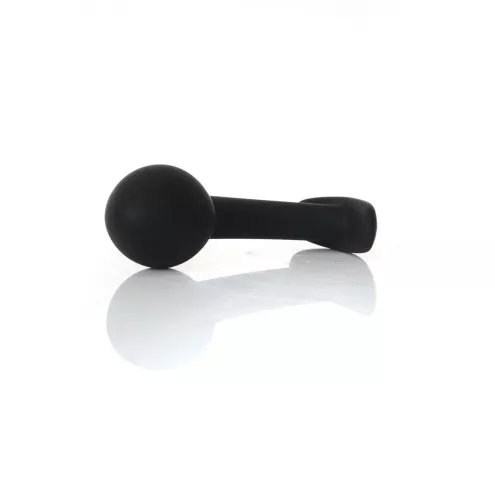 Анальная пробка - Silicone Black Curved Plug L