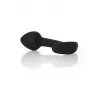 Анальная пробка - Silicone Black Curved Plug L