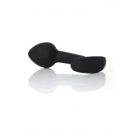 Анальная пробка - Silicone Black Curved Plug L - 5