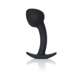 Анальная пробка - Silicone Black Curved Plug L - 1