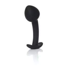 Анальная пробка - Silicone Black Curved Plug L - 2