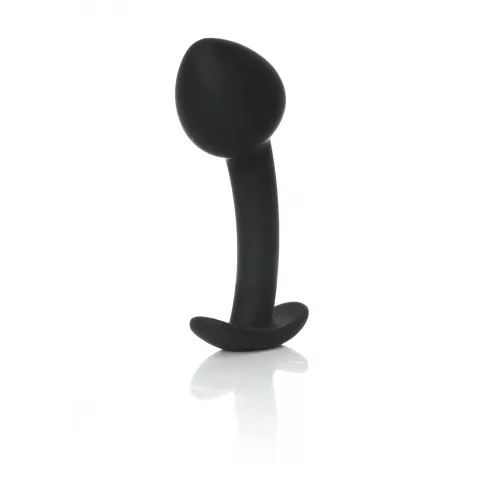 Анальная пробка - Silicone Black Curved Plug L