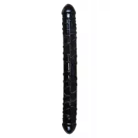 Двосторонній фалоімітатор - Flexible Double Dong Black