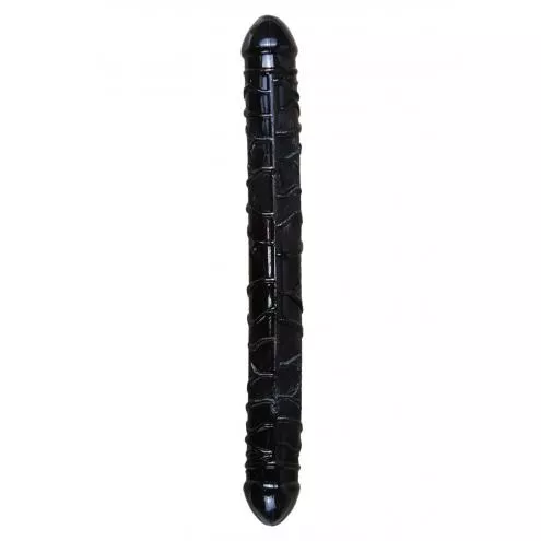 Двосторонній фалоімітатор - Flexible Double Dong Black